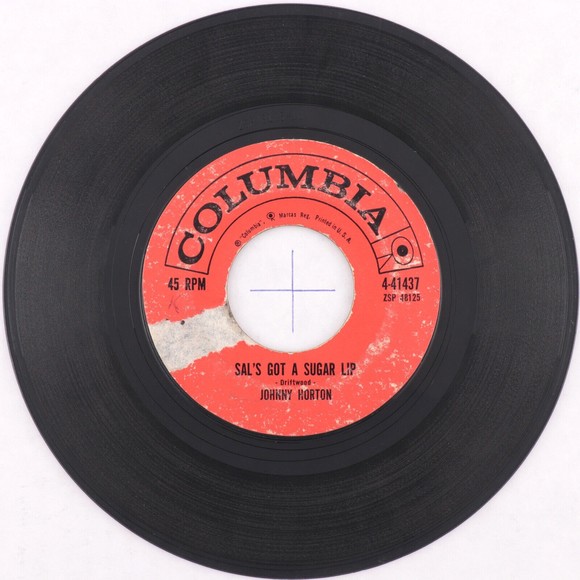 Johnny Horton – Johnny Reb / Sal's Got A Sugar Lip - 45 rpm Vinyl 7" Record 1959 - Picture 5 of 6